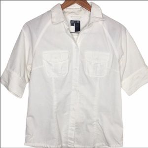 REI Outdoor Button Up Shirt UPF SzM